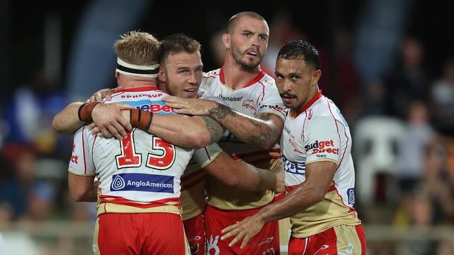 Pressure is building on the Parramatta Eels following their second-half horror show against the Dolphins. Picture: Mark Metcalfe/Getty Images