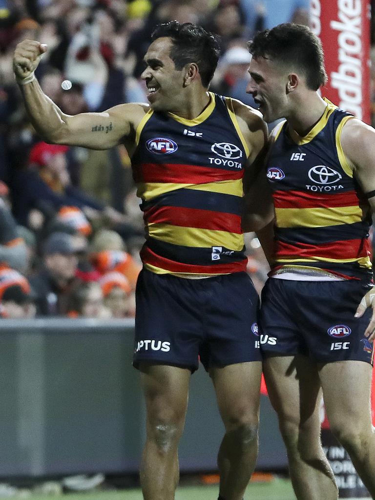 Betts thrilled crowds at both Adelaide and Carlton. Picture: SARAH REED