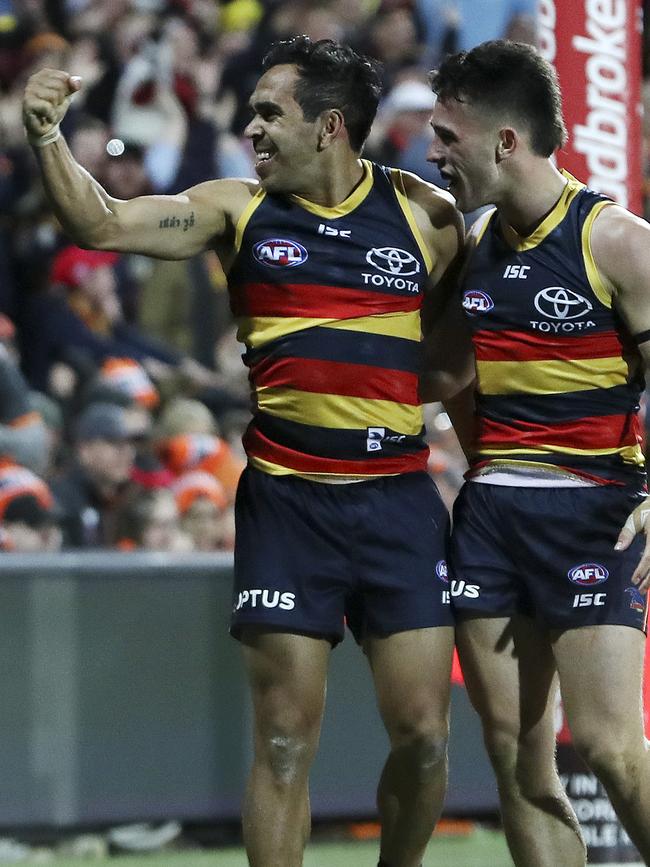 Betts thrilled crowds at both Adelaide and Carlton. Picture: SARAH REED