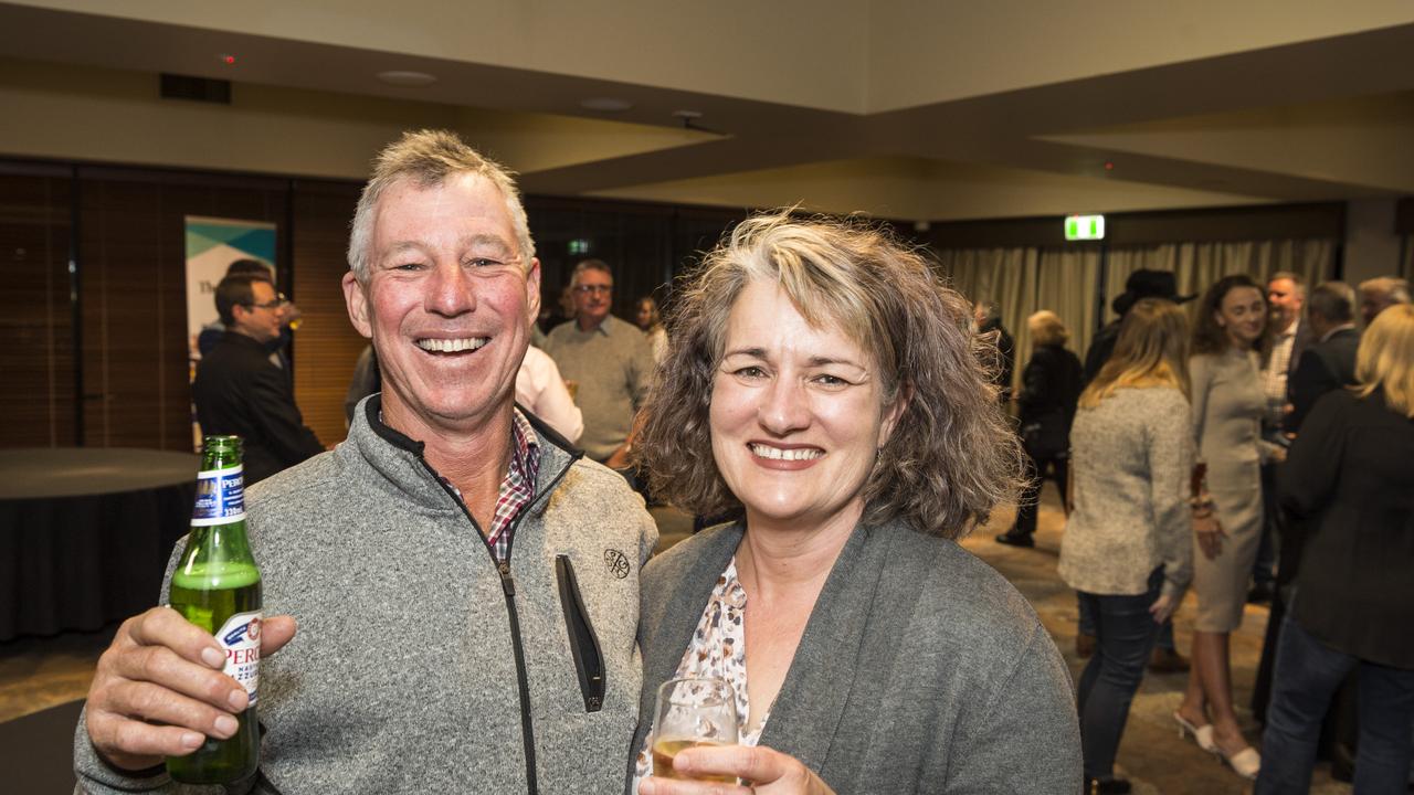 Ashley and Leeann Weekes at The Chronicle Club. Picture: Kevin Farmer