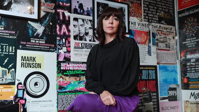 Splendour in the Grass co-founder Jessica Ducrou at her office in Surry Hills, Sydney, on Wednesday. Picture: John Feder