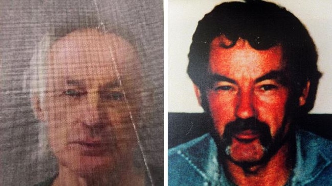 Now … Ivan Milat’s most recent mug shot. Then … Undated file photo of Milat.