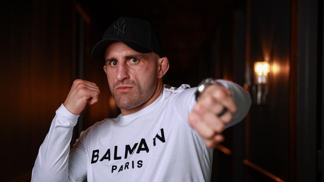 Daily Telegraph. 21, June, 2022. Alexander Volkanovski, at The Star, Sydney, today, ahead of his fight at UFC 276 in Las Vegas on Sunday week. Picture: Justin Lloyd.