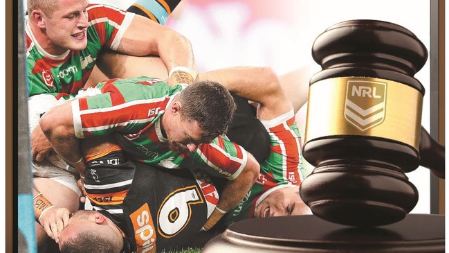 Fans could soon be able to watch NRL judiciary hearings live. Art: Scott ‘Boo’ Bailey.