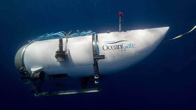 Titan is 6.5-metres long and can dive to a maximum depth of 4,000 metres. Picture: OceanGate