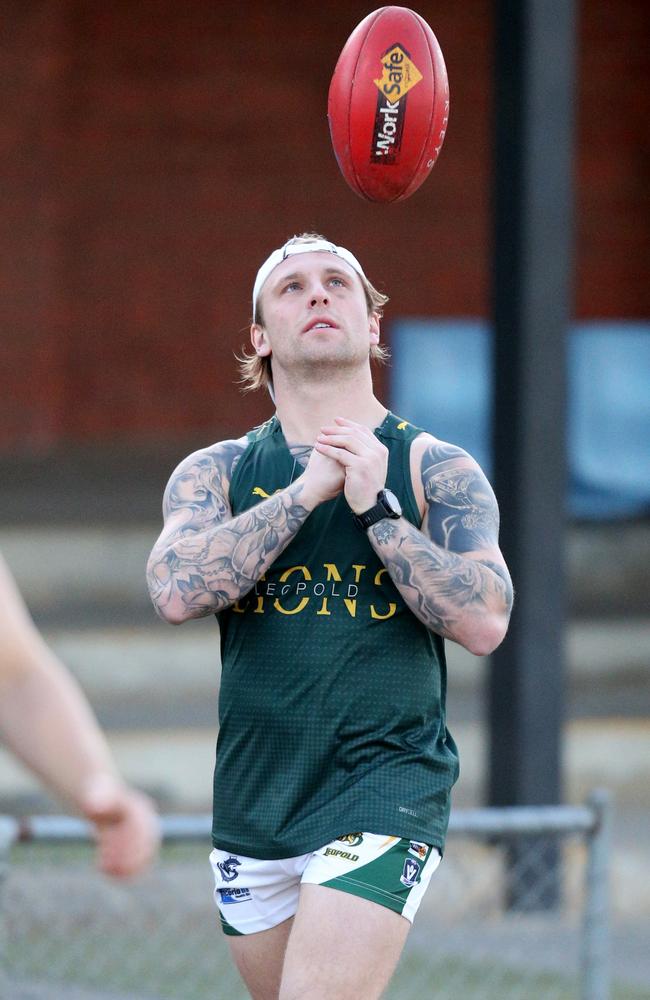 Could Logan Wagener be a smoky pick for the first goal of the GFL grand final? Picture: Mark Wilson