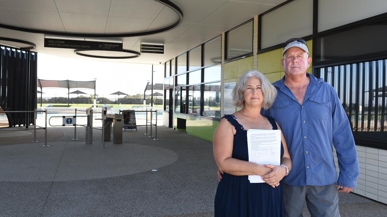 Louise and Chris Skeen launched a petition aimed at getting the North Bellarine Aquatic Centre opened all-year round.