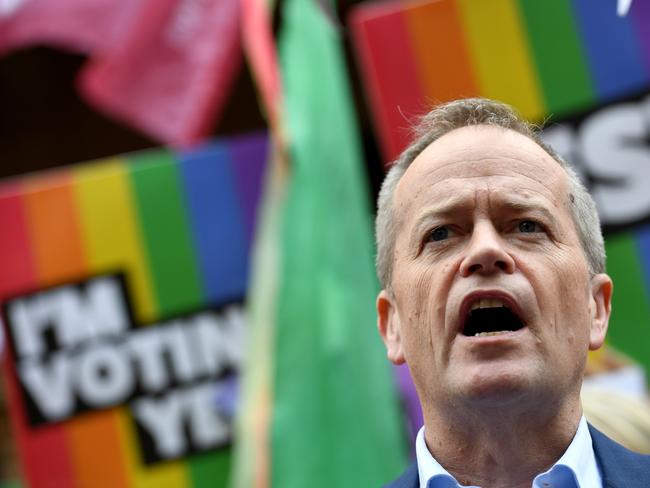 Labor leader Bill Shorten says he will still legalise same-sex marriage even if Australians vote against it. Picture: AAP