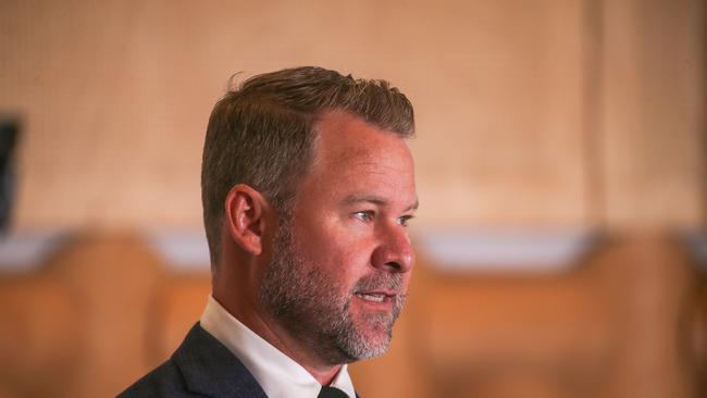 Councillor Joshua Martin as the new Gold Coast City Council is sworn in at Council Chambers in Bundall. Picture: Glenn Campbell