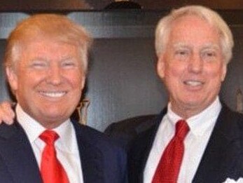 Donald Trump and his brother Robert (right).  Supplied