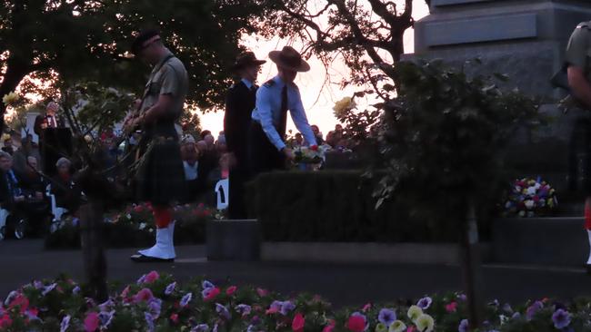 Scenes from the Mount Gambier Anzac Day Dawn Service. Picture: Arj Ganesan