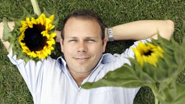 News 21.3.11 BCM Scientist Josh Mylne from the University of Queensland is manipulating sunflower genes to make drugs Pic: Sarah Marshall