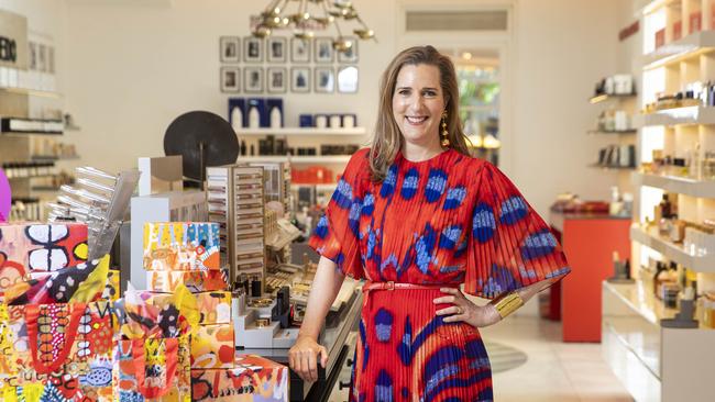 Founder of Mecca Cosmetica, Jo Horgan has announced their new store in Melbourne to open in 2023. Picture: Aaron Francis/The Australian