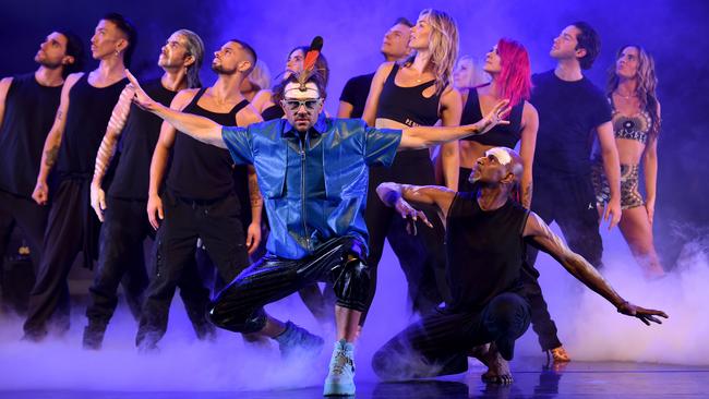 Mitch Tambo and the cast of Burn the Floor are ‘creating a spectacle that is world class and celebrating this nation’. Picture: NCA NewsWire / Nicki Connolly