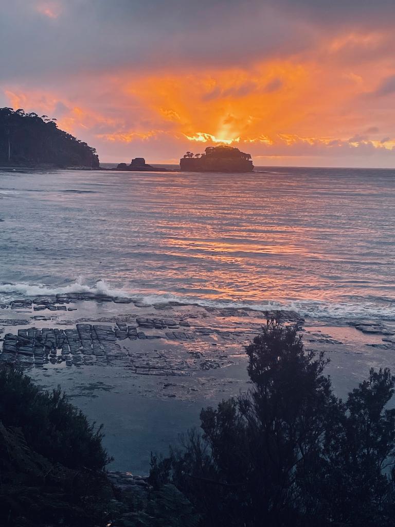 Clydes Island at dawn. Picture: Janette Field Your Focus on Tasmania ***ONE TIME USE ONLY***