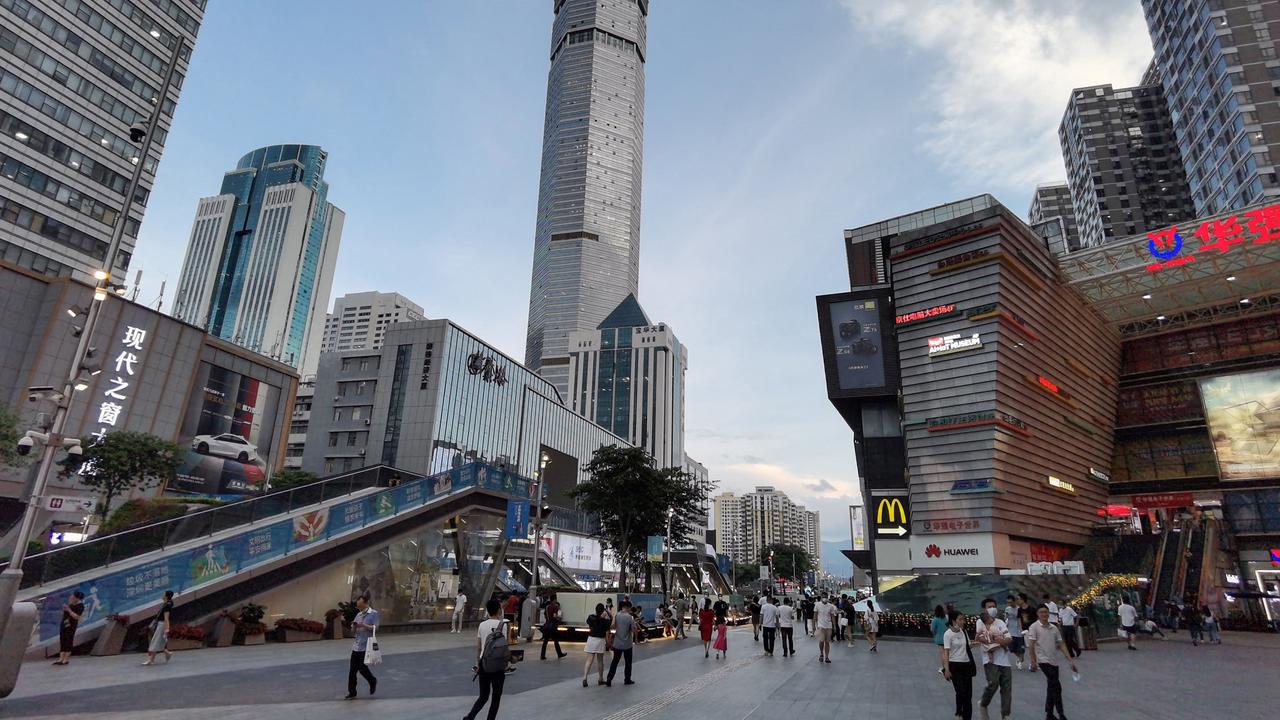 Shenzhen is home to around 13 million people. Picture: STR/AFP