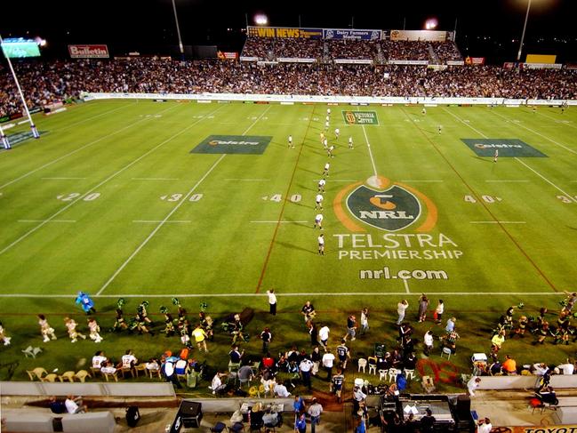 North Queensland Cowboys v Brisbane Broncos at Dairy Farmers Stadium,Townsville. Picture: Stewart McLean