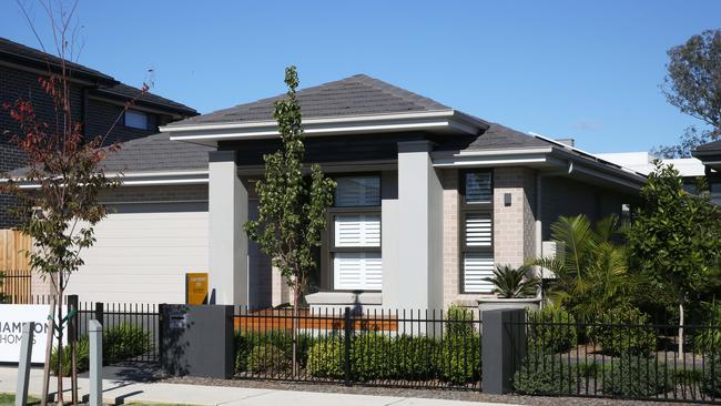 The San Remo 219 by Champion Homes is on display at Oran Park. Pictures: Bob Barker