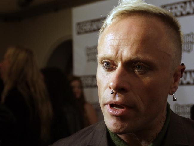 Definitely not one to conform, RIP Keith Flint. Picture: AP