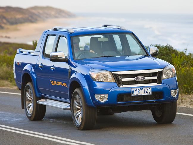 2009 Ford Ranger Wildtrack 4WD ute (utility).