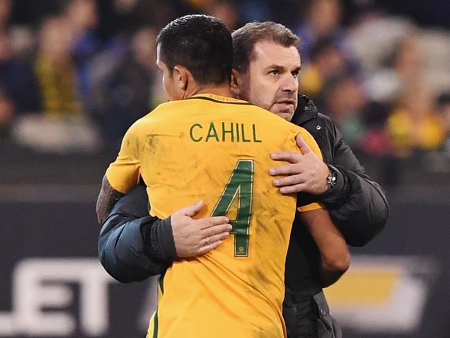 Cahill and Postecoglou have a close relationship.