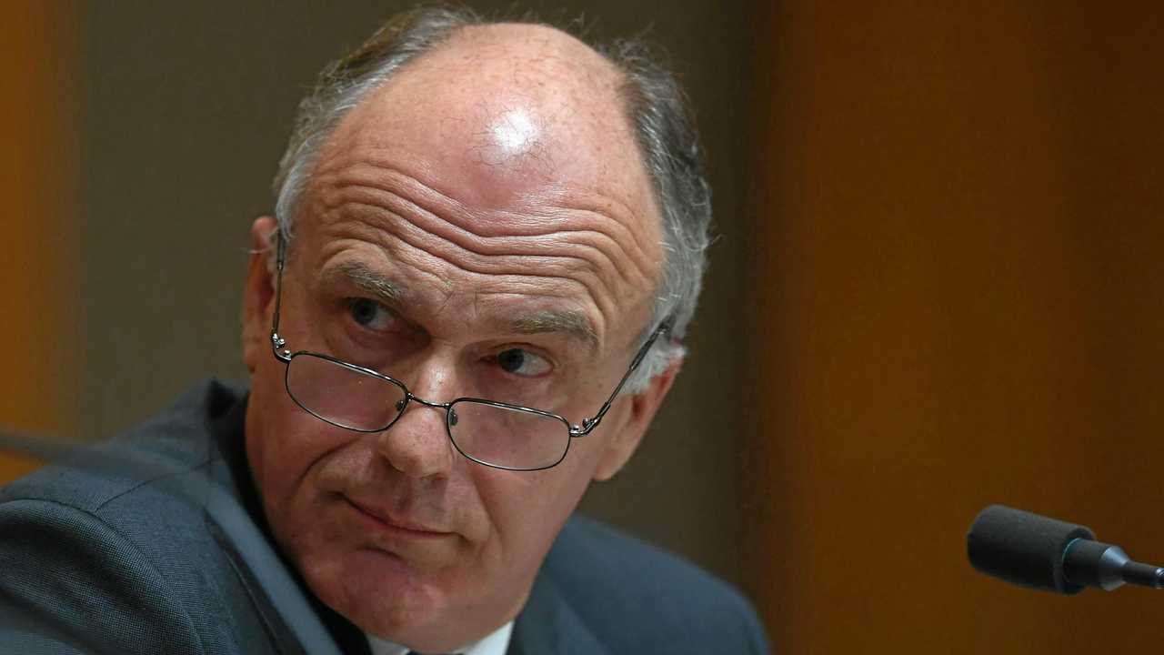 WARNING: Senator Eric Abetz is concerned by the possibility of Liberal backbenchers crossing the floor to allow debate on same-sex marriage. Picture: LUKAS COCH-AAP