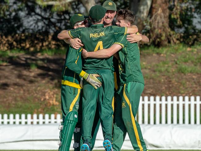 Northcote celebrates a win in the Vic Super Slam. Picture: Arj Giese