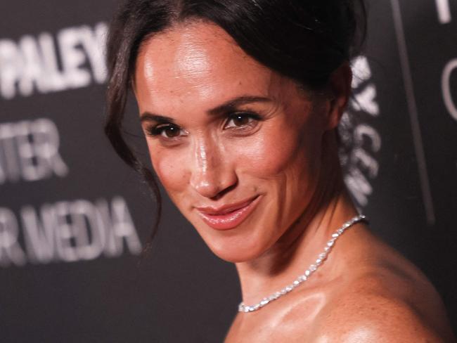 Meghan Markle, Duchess of Sussex arrives for The Paley Center for Media gala honoring actor and director Tyler Perry, at the Beverly Wilshire Hotel in Beverly Hills on December 4, 2024. (Photo by ETIENNE LAURENT / AFP)