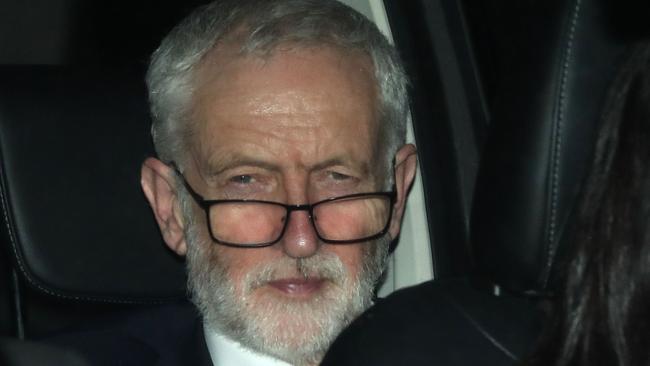 Labour leader Jeremy Corbyn narrowly wins the prize for worst performance in a political drama. Picture: AFP