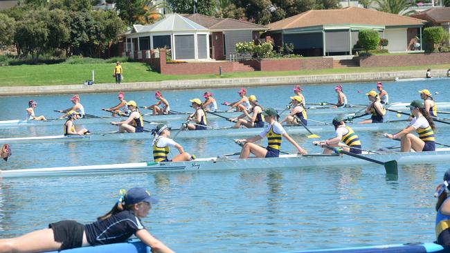 Head of the River, West Lakes, March 20, 2021 Picture: Michael Marschall