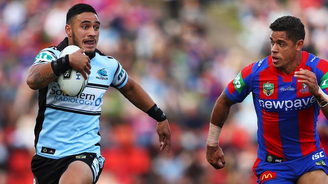 Valentine Holmes’s energy is massive for Cronulla.