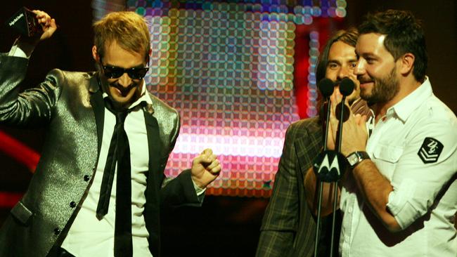 Silverchair were big winners at the ARIA Awards back in 2007. Picture: NCA.