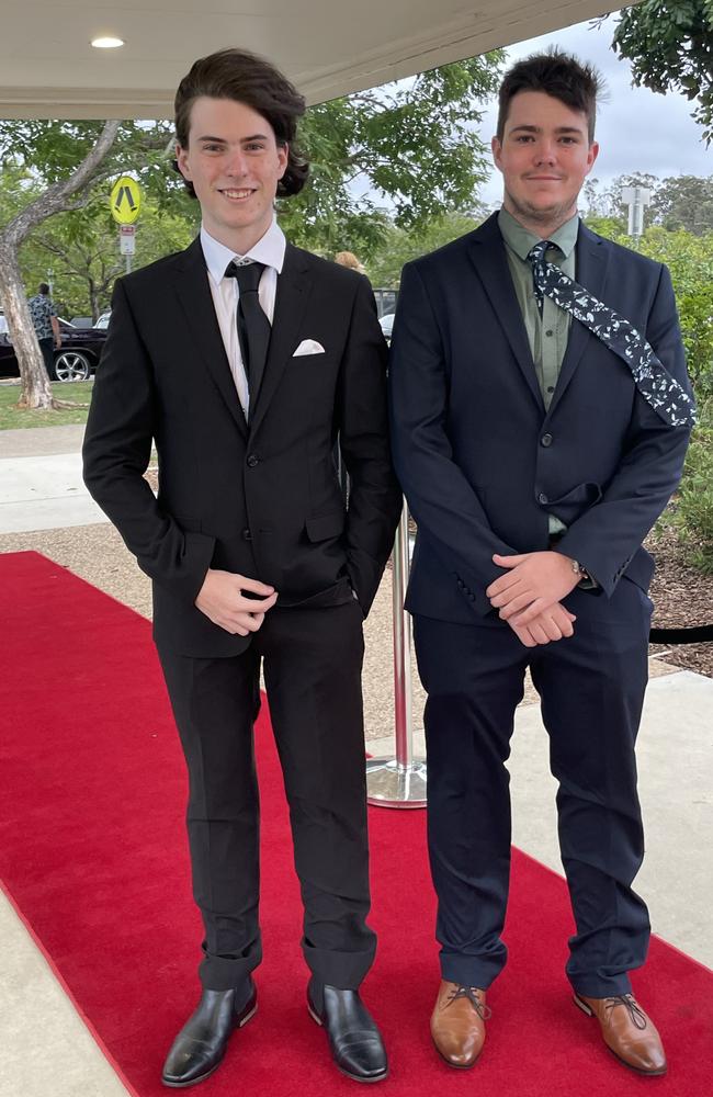 Ayden and Jaxon at the 2023 Mountain Creek State High formal.