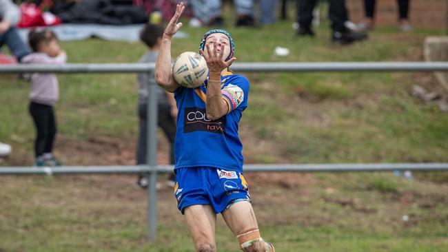 Kangaroos halfback Tyrone Tsagalias. Pics by Julian Andrews.