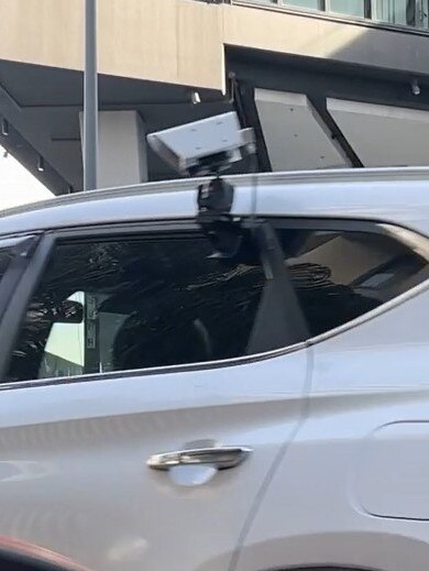 There were two cameras on either side of the car. Picture: Reddit / Gal_gadonutt