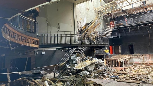 Demolition has started inside the former Metro Nightclub