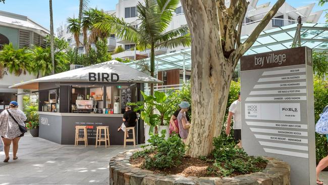 The kiosk at 8/18 Hastings St, Noosa Heads that sold for $1.105m.
