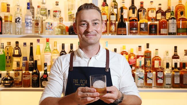 Founders of the Hospo Group co-founder Darren Barber at the Fox Small Bar in Stratford. Picture: Brendan Radke