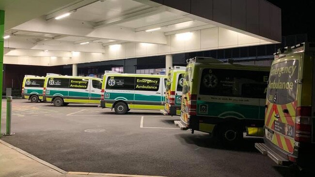 Ramping at Adelaide hospitals, including the RAH, the Modbury Hospital and Port Augusta Hospital on Thursday July 22, 2020. Picture supplied by Phil Palmer