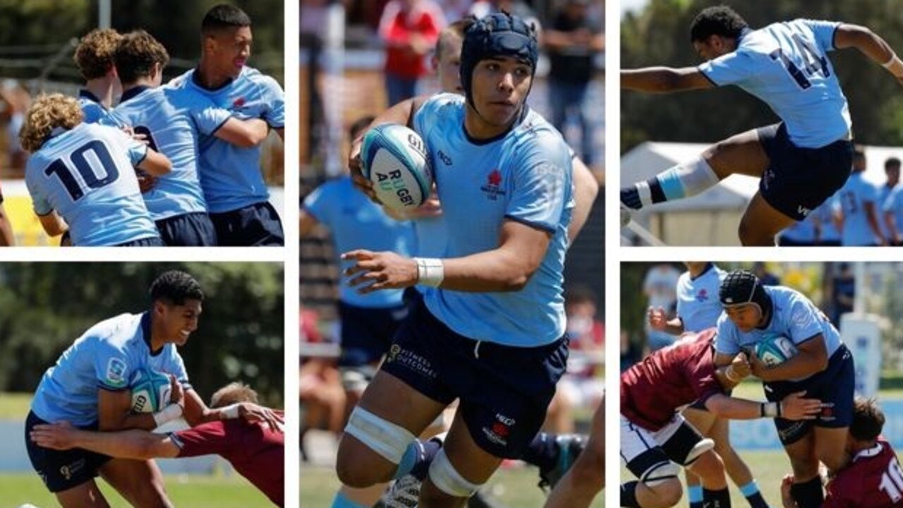 There were some great plays - and photos - from the Tahs v Reds U15s battle. Pictures: Karen Watson