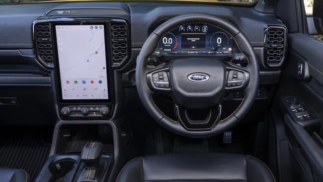 The cabin looks slick with lots of hi-tech features. Photo: Mark Bean