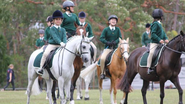 Lochie Colquhoun at the Hills District Pony Club. 