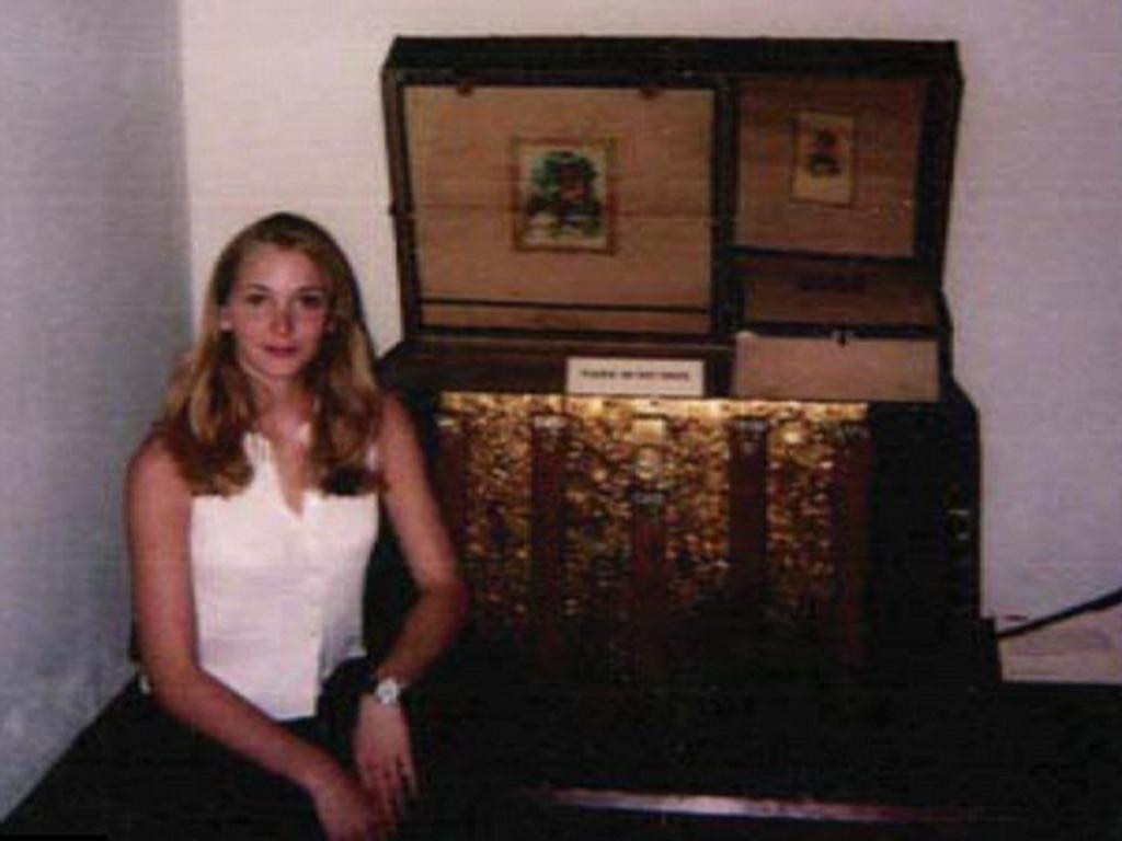 Virginia Giuffre as a teenager, when she was trafficked by Jeffrey Epstein.