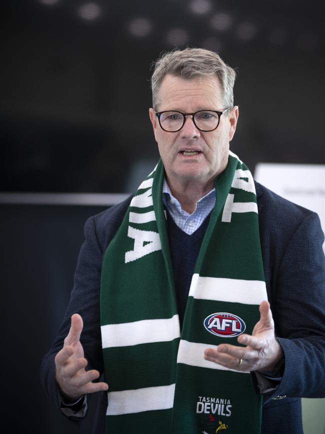 Tasmania Football Club Chair Grant O'Brien. Picture: Chris Kidd