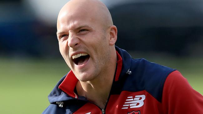 Nathan Jones is all smiles. Picture: Wayne Ludbey.