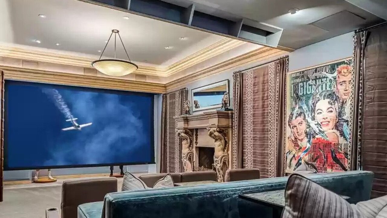 A home theatre fit for a movie legend. Picture: Realtor