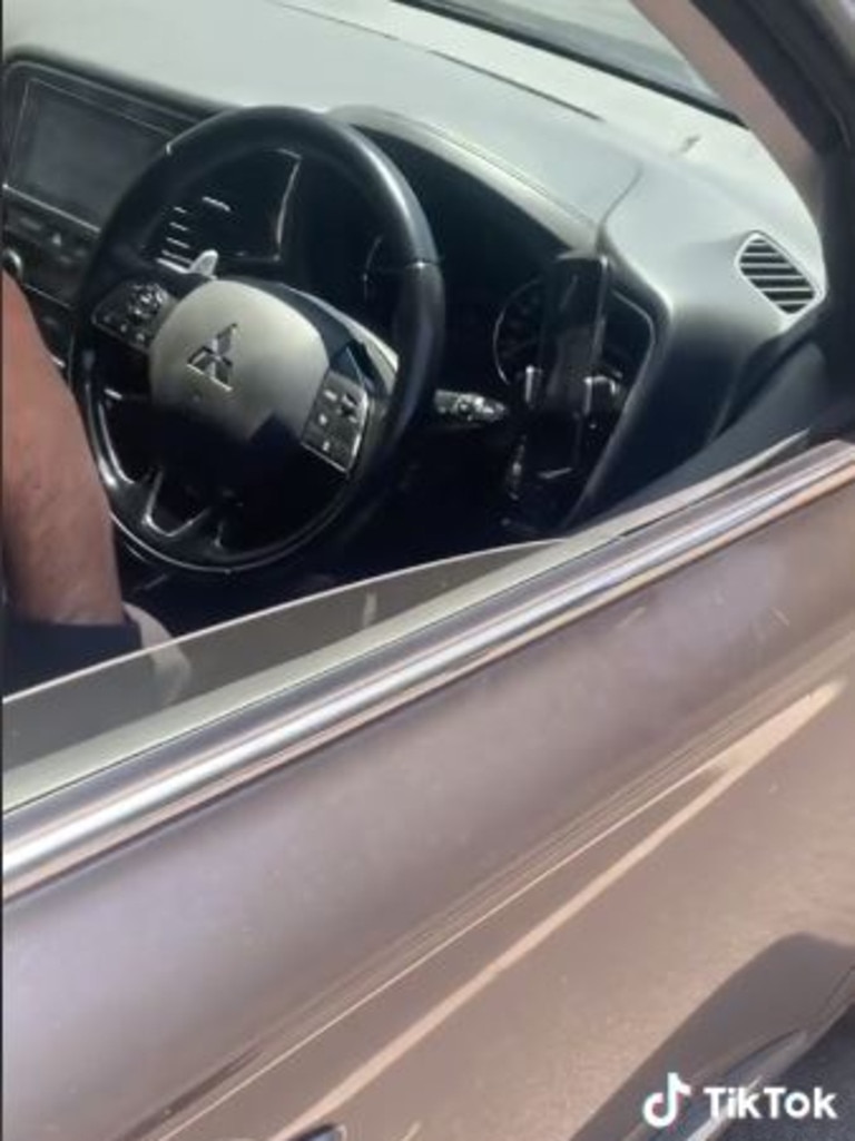 The driver expressed concerns about the TikTok user cancelling the trip halfway through the ride Picture: Paul Akie/TikTok