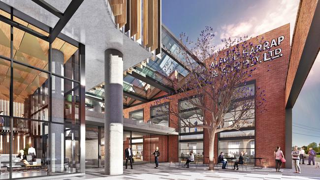 An artist impression of the proposed $50 million Fragrance Hotel in the centre of Launceston. Picture: SUPPLIED