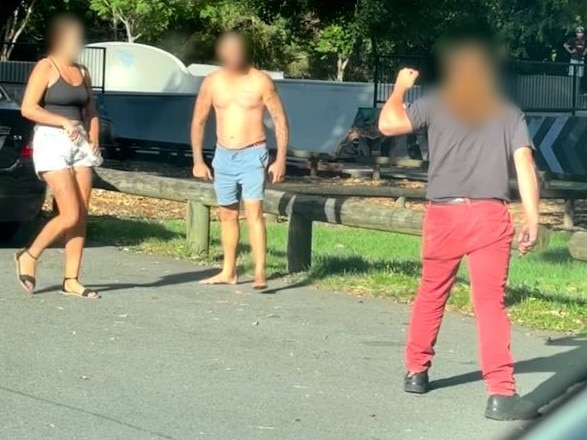 The alleged fight broke out about 4.50pm on Monday near the Nerang skatepark. Picture: Supplied.