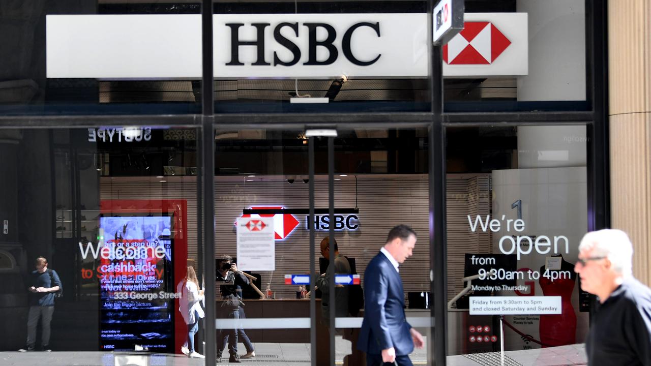 HSBC quickly reversed the strange transaction. Picture: NCA NewsWire / Jeremy Piper